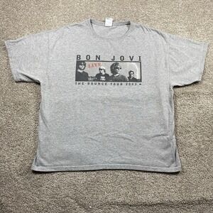 Bon Jovi Vintage Bounce World Tour 2003 T-Shirt XL Hard Rock Official Band Merch